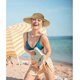 thumbnail image 2 of Straw Hats For Women Upf 50+ Visors Foldable Wide Brim Sun Hat Women Summer Beach Hat, 2 of 5