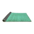 thumbnail image 2 of Ahgly Company Indoor Rectangle Abstract Turquoise Blue Contemporary Area Rugs, 8' x 12', 2 of 4