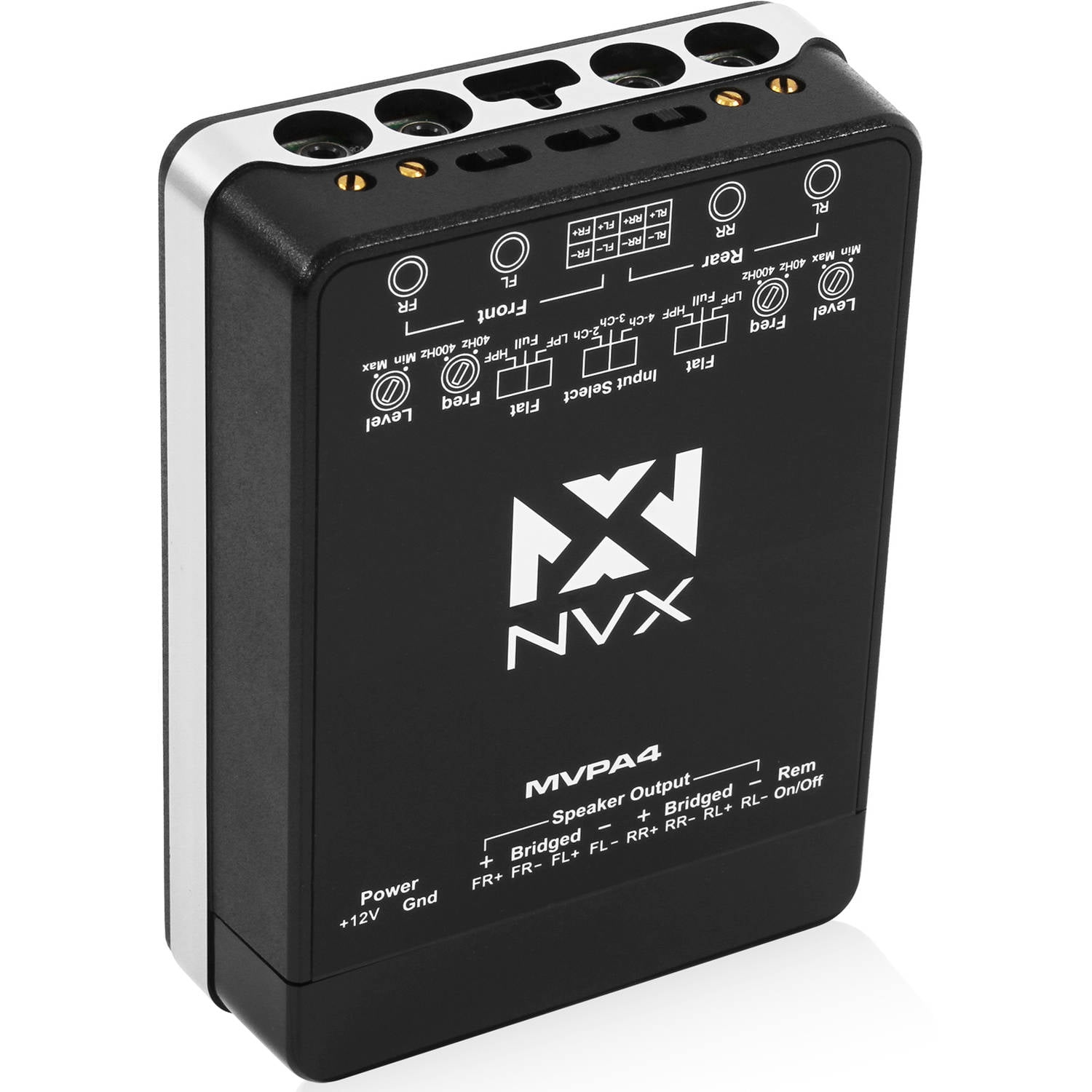 NVX MVPA4 MicroV Series 400Watt RMS 4Channel Bridgeable Micro Class