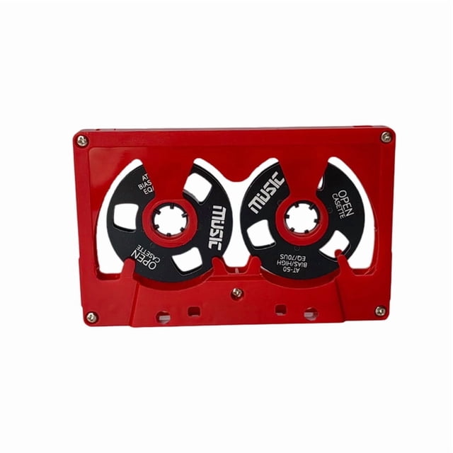 Casete de Audio Virgen de 50 Minutos con Bobina A Bobina, de Doble Cara, con Sonido en Caja Hueca.