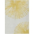 thumbnail image 2 of Addison Rugs Chantille Indoor/Outdoor Transitional Circles Gold Washable Rectangle Rug, 9' x 12', 2 of 6