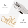 thumbnail image 3 of 200 Pcs Attaches en Papier Laiton Rondelles en Laiton Plaqué avec Perforatrice 1 Pce, 3 of 7