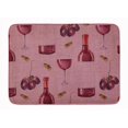 thumbnail image 1 of Carolines Treasures BB5195RUG Red Wine on Linen Machine Washable Memory Foam Mat, 1 of 4