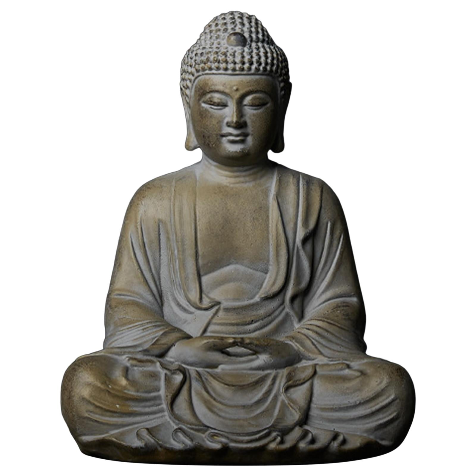 Meditating Buddha Statue Buddhism Sculpture for Bedroom Entrance ...