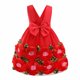 thumbnail image 3 of Vestido Para Niñas, Ropa Para Niñas, Vestido De Princesa Sin Mangas, Vestido Tridimensional De Malla Rosa Sin Espalda, Rojo Sandía Odeerbi LM103-7211, 3 of 4