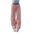thumbnail image 2 of Xuyuer Women's Solid Sequin Casual Trousers - Sparkly Wide Leg Pants for Party Wear and Glamorous Evening Style, 2 of 6