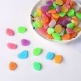 thumbnail image 3 of Glow in the Dark Garden Pebbles, Luminous Stones for Outdoor Landscaping, Solar Powered Glowing Rocks for Walkways, Yard, Lawn, DIY Crafts, Plant Pots & Fish Tank Decor (100 PCS), 3 of 6