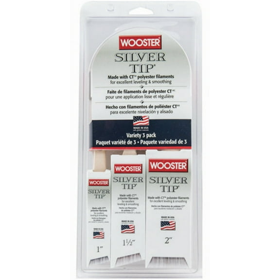 Wooster 5229 Silver Tip Paint Brush, 3-Pack, Each