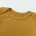 thumbnail image 5 of WIBACKER Soft Bamboo Rayon Baby Boys Short Sleeve Bodysuit Solid Color Onesie for Toddler Girls, 5 of 10