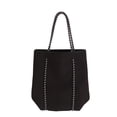 thumbnail image 1 of Gran capacidad, transpirable y duradera para mamás, compras y aventuras: elegante bolso de playa de neopreno para exteriores de color negro, 1 of 8