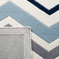thumbnail image 6 of SAFAVIEH Chatham Wilfred Geometric Wool Area Rug, Ivory/Dark Gray, 5' x 8', 6 of 10