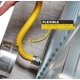 thumbnail image 3 of Kit de Conector de Gas HIGHCRAFT 91 cm Acero Inoxidable Amarillo, 3 of 8