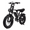 Black, variant on EGGKING 20" Fat Tire Electric Bike for Adults, 1000W Adults E-Mountain Bikes, 48V 17.5Ah Battery Electric Mountain Bike UL2849, Black