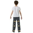 thumbnail image 5 of FORMRS Kids Pajama Pants with Pockets Size 6-8Y Boys Lounge Sleep Bottoms, Gold Art Pattern, 5 of 8