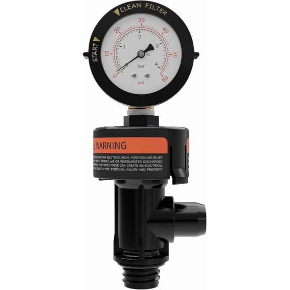 98209800 Air Relief Valve Compatible with Pentair Pool Filter | Compatible with Pentair Pool Products FNS, Clean and Clear, Quad DE and 2000/4000 Series Filters
