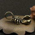 thumbnail image 4 of MATROOY Brass Scorpion Figurine Small Statue Animal Figurines Toys Desktop Decoration, 4 of 5