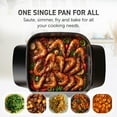 thumbnail image 3 of Elite Cuisine Electric Skillets with Tempered Glass Vented Lid, 3 of 3