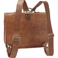 thumbnail image 3 of Sharo Mochila/Bronce/Bolso de Mensajero Ancho Tres en uno de Cuero Genuino, 3 of 6