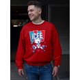 thumbnail image 2 of Polar-Bear ICEE Love - Adorable Cool Heart Graphic Men's Sweatshirt, 2 of 4