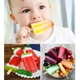 thumbnail image 3 of Moldes para paletas, 10 cavidades Moldes para paletas caseras de silicona con 50 palitos de paleta, 50 bolsas para paletas, embudo de silicona (10 cavidades) Ormromra LRWJ870, 3 of 7
