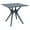 Dark Gray, variant on Compamia Ibiza 31" Square Patio Dining Table in Dark Gray