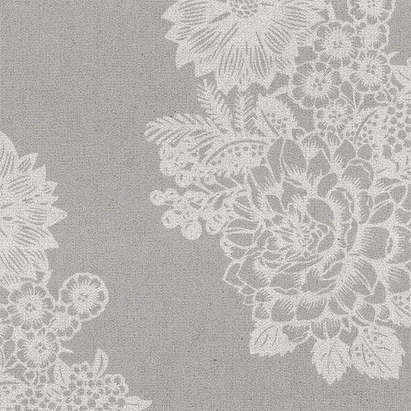 Lovely Lace - Decorative Floral Pattern on Grey, Silver Lunch Paper Napkins 40pcs - Perfect for Engagement Party, Birthday, Special Occasions, Weddings