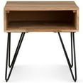 thumbnail image 5 of Hunter SOLID MANGO WOOD Metal 22 " W Square Industrial End Side Table in Natural, 5 of 8