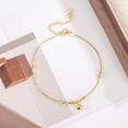 thumbnail image 3 of LYMAYTER Bracelet de Cheville de Vacances pour Femmes - Perles en Alliage, Petite Cloche, Adjust-cyyltable, 3 of 6