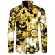thumbnail image 1 of Camisa de manga larga con estampado retro para hombre, ropa de tendencia de otoño, informal, para exteriores, estilo étnico personalizado, 1 of 6