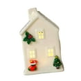 thumbnail image 5 of Kuntesetty Ceramic Christmas Village House Christmas Village Building for Party Holiday Style C, 5 of 9