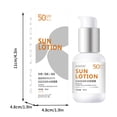 thumbnail image 3 of Puntoco Protector solar blanqueador SPF50+++ AntiUV Hidratante Refrescante No graso Protector solar de verano 50 g, 3 of 5
