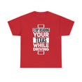 thumbnail image 2 of Stop Reading Your TEXAS While Driving Funny Unisex Heavy Cotton Tee, 2 of 5