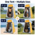 thumbnail image 5 of Portable Camping Shower Tent, Pop Up Privacy Tent, Outdoor Changing Room Toilet Tent Waterproof Privacy Shelter for Camping, Beach, Hiking, Fishing, 5 of 8