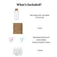 thumbnail image 2 of DIY Kit Mini Glass Cork Bottle Sprinkle Favors Set of 20, 2 of 4