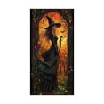 thumbnail image 2 of Cififendec Halloween Witch Printed Door Cover, 70.87" x 35.43", Spooky Fabric Door Banner for Party Front Entry, 2 of 6
