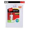 thumbnail image 2 of Hanes T-Shirt de Dessous à Col Ras du Cou Sans Étiquette pour Homme, P, Blanc, 2 of 2