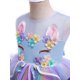 thumbnail image 5 of Unicorn Princess Dress Halloween children rainbow dress girls birthday party dress, 5 of 5