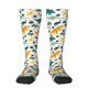 thumbnail image 1 of Balery Dinosaurs and Tropical Leaves Calcetines novedosos Calcetines deportivos Calcetines hasta la rodilla Calcetines de algodón Calcetines originales y geniales, 1 of 6