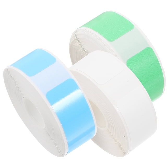OULII 3 Rolls Thermal Printing Synthetic Paper Stickers For Printer Reusable Tear And Paste 15X50Mm