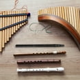 thumbnail image 4 of SHOWERORO Children Recorder Flute Wind Instruments Black Metal Portable for Kids 1Set, 4 of 8