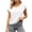 White, variant on TGSLY Open Back Workout Crop Tops for Women Dressy Casual V Neck Short Sleeve Athletic Shirts Relaxed Fit Tie Back Solid Color Gym Running Yoga Tees L