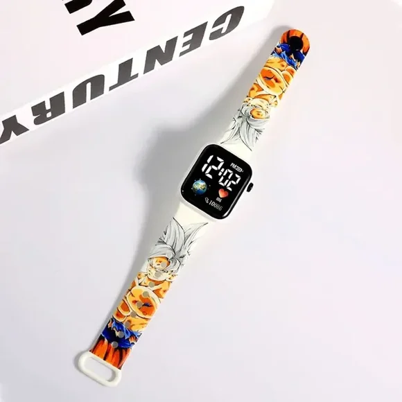 ONE PIECE Luffy LED Sports Watches Silicone Smart Watch for Children Men and Women Cartoon Electronic Wrist Watches Clock Gifts