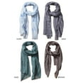 thumbnail image 3 of Tickled Pink Women's Branch Insect Shield Scarf, 38 x 70, 20% Cotton; 80% Polyester, Multiple Colors, 3 of 5