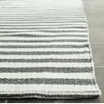 thumbnail image 3 of SAFAVIEH Montauk Raeyln Striped Cotton Area Rug, Ivory/Grey, 9' x 12', 3 of 6