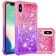 thumbnail image 1 of Funda para iPhone X/iPhone XS Transparente con Brillos Carcasa Protectora Antigolpes con Glitter Brillante, 1 of 5