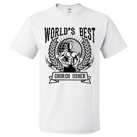 World's Best Church Usher T Shirt Gift for Church Usher Shirt