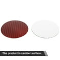thumbnail image 4 of Unique Bargains 4pcs Car Auto 65mm Plastic Wheel Center Hub Cap Sticker Universal Red Carbon Fiber Pattern, 4 of 6