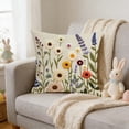thumbnail image 3 of Pillowcase For Bedroom Bedding And Sofa Decoration 45 cm x 45 cm Polyester Beige, 3 of 6