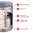 thumbnail image 4 of 12oz Tumblers Shibainu and Love Vacuum Insulated Stainless Steel Travel Tumbler Cups Mug with Lid and Straw for Beer,Coffee,Beverages with Cleaning Brush for Cold & Hot Drinks, 4 of 5