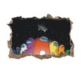 thumbnail image 5 of Among Crew Member Wall Sticker Vinyl 3D Game Character Hole Wall Sticker Art Wallpaper Design Home Decor Kids Boys Bedroom Playroom Home Wall Decor, 5 of 5